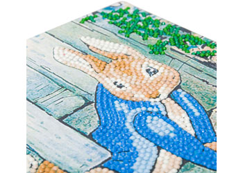 CrystalArt - Peter Under the Fence 18x18cm Card