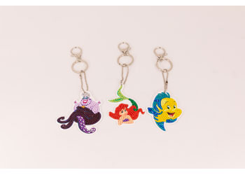 CrystalArt - Little Mermaid Keyring Set