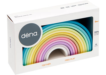 dena toys - RAINBOW 12pc Pastel