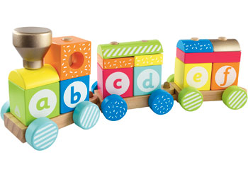ELC - Wooden Stacking Train 