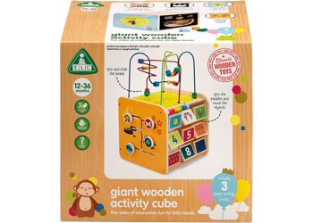 ELC - Wooden Large Activity Cube 