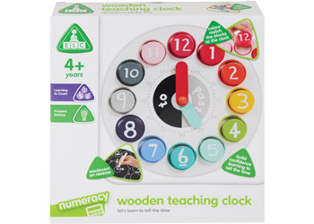 ELC - Wooden Teaching Clock                                                               