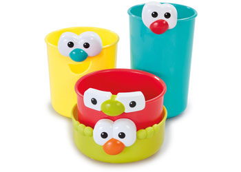 ELC - Funny Faces Bath Beakers                                                            