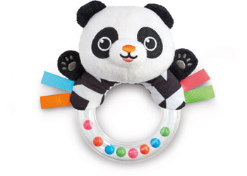 ELC -BLACK & WHITE BABY PANDA RATTLE                                                      