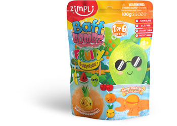 Zimpli Kids - Baff Bombz Fruity Surprise
