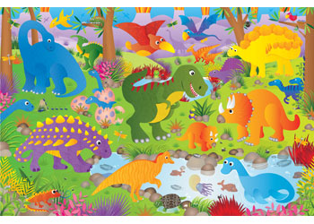 Galt - Dinosaurs Giant Floor Puzzle - 30pcs