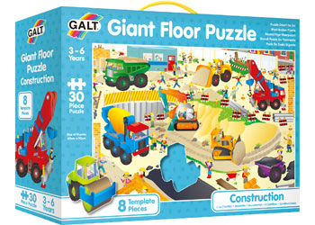 Galt - Construction Site Giant Floor Puzzle - 30pc