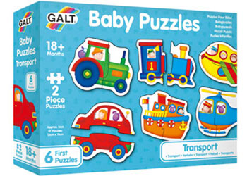 Galt - Baby Puzzles -Transport - 2pcs
