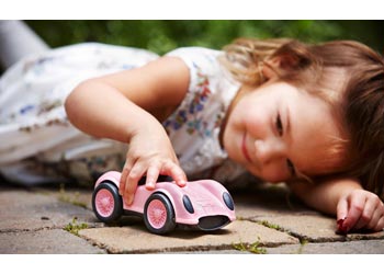 Green Toys - Race Car - Pink