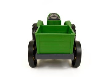 Green Toys - John Deere Tractor & Board Book      