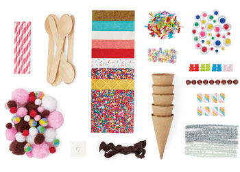 Kid Made Modern -Ice Cream Craft Kit