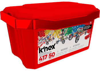 knex - Creation Zone Tub 417 pieces 50 builds