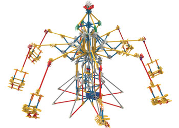 knex - 3-In-1 Amusement Park 744 pieces 3 builds
