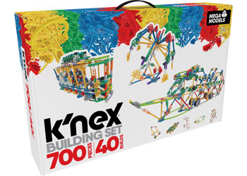knex - Mega Motorized 700 pieces 40 builds