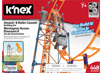 knex - Amazin' 8 Roller Coaster 448 pieces