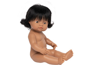 Miniland - Baby Doll - Hispanic Girl 38cm                                                 