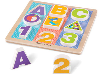 M&D - First Play - Chunky Puzzle - ABC/123