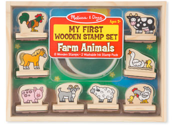 M&D - My First Wooden Stamp Set - Animals