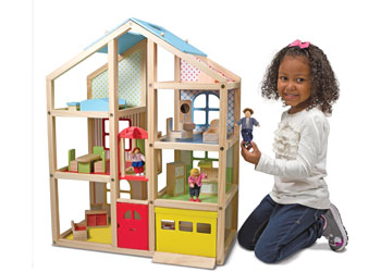 M&D – Hi-Rise Doll House with Furniture