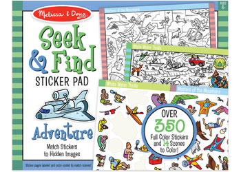 M&D - Seek & Find Sticker Pad - Adventure