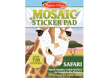 M&D - Mosaic Sticker Pad - Safari