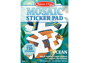 M&D - Mosaic Sticker Pad - Ocean