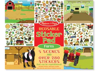 M&D - Reusable Sticker Pad - Farm