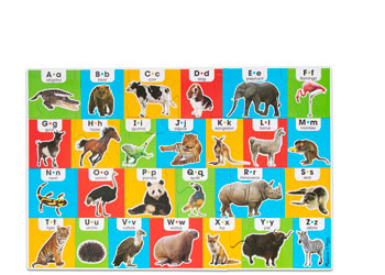 M&D - Animal Alphabet Floor Puzzle - 24pc