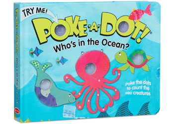 M&D - Poke-A-Dot - Who's in the Ocean Book
