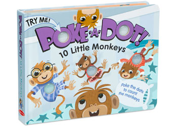 M&D - Poke-A-Dot - 10 Little Monkeys Book
