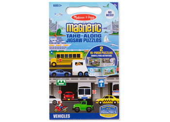 M&D - Magnetic Take Along Jigsaw Puzzles - Vehicles