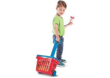 M&D - Fill & Roll Grocery Basket Play Set