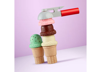 M&D - Scoop & Stack Ice Cream Cone Playset        