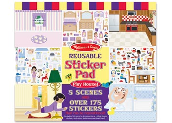 M&D - Reusable Sticker Pad - Play House