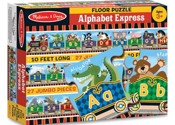 Melissa & Doug - Alphabet Express Floor Puzzle 27pce