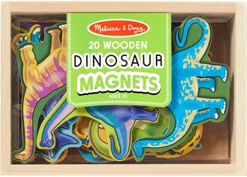 Melissa & Doug - Dinosaur Magnets In A Box of 20