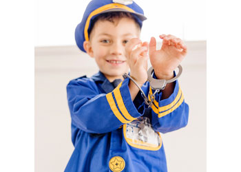 M&D - Police Officer Role Play Costume Set