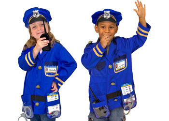 M&D - Police Officer Role Play Costume Set