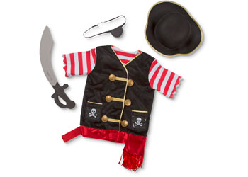 M&D - Pirate Role Play Costume Set - Pack of 3                                            