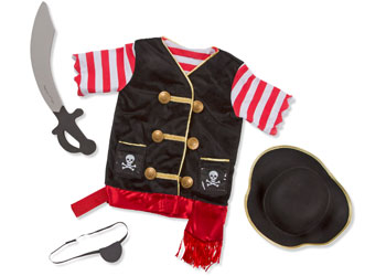 M&D - Pirate Role Play Costume Set - Pack of 3                                            