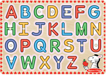 M&D - See-Inside Alphabet Peg Puzzle                                                      