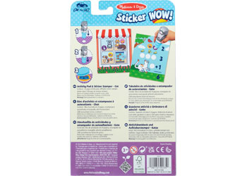 M&D - Sticker WOW! Activity Pad Set - Cat                                                 