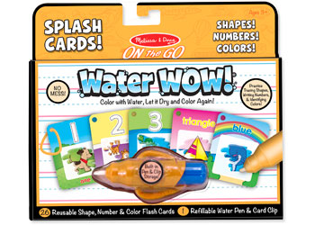 M&D - On The Go - Water WOW! Splash Cards - Shapes! Numbers! Colors!