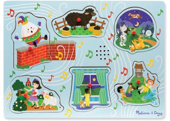 M&D - Sing-Along Nursery Rhymes 2 Song Puzzle - 6pc