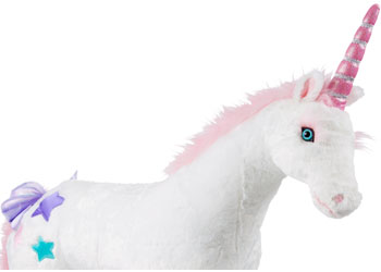 M&D - Large Plush - Unicorn                                                               