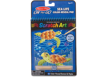 M&D - On The Go - Scratch Art - Sealife