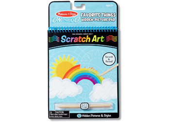 M&D – On The Go – Scratch Art – Favourite Things Hidden-Picture Pad