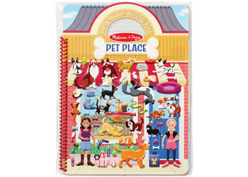 M&D - Reusable Puffy Sticker Activity Book - Pet Place