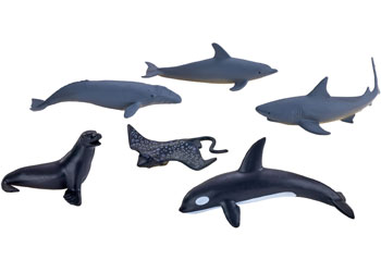 Mojo - Sea Life Figure set 6pc 2-Asst 2025                                                
