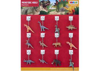 Mojo - Dinosaur Keychains 36pcs asst                                                      